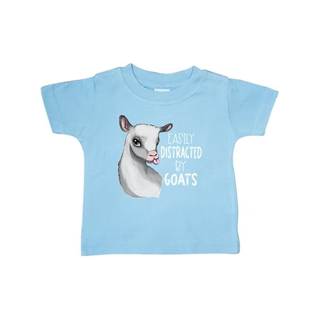 Inktastic Easily Distracted by Goats Cute Goat Gift Baby Boy or Baby Girl T-Shirt
Inktastic Easily Distracted by Goats Cute Goat Gift Baby Boy or Baby Girl T-Shirt