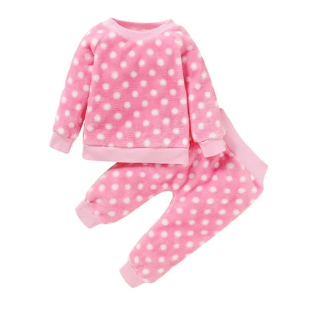 TDuzdltu Toddler Baby Boys Girls Dot Thick Warm Flannel Tops+Pants Pajamas Outfits Set GIft on Clearance
TDuzdltu Toddler Baby Boys Girls Dot Thick Warm Flannel Tops+Pants Pajamas Outfits Set GIft on Clearance