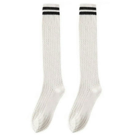 POYOGA Women College Hollow Out Patterned Knee High Socks Double Striped Calf Stockings
POYOGA Women College Hollow Out Patterned Knee High Socks Double Striped Calf Stockings