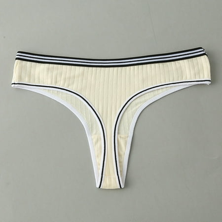 nsendm Womens Striped Belt Low Waist Through Waist Bikini Brief Underwear Thong Hi Cut Panties for Women Underpants Beige Large
nsendm Womens Striped Belt Low Waist Through Waist Bikini Brief Underwear Thong Hi Cut Panties for Women Underpants Beige Large