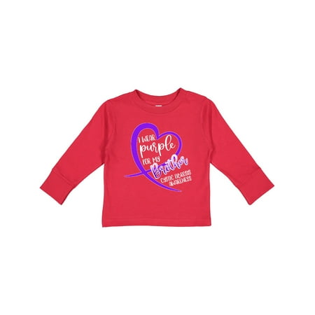 Inktastic I Wear Purple for my Brother- Cystic Fibrosis Awareness Gift Toddler Boy or Toddler Girl Long Sleeve T-Shirt
Inktastic I Wear Purple for my Brother- Cystic Fibrosis Awareness Gift Toddler Boy or Toddler Girl Long Sleeve T-Shirt