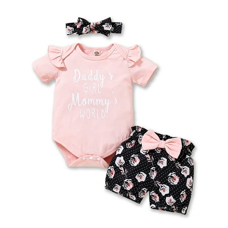 Dooleck Infant Clothes for Baby Girl Newborn Baby Girl Onesies Summer Outfits Bloomer Set
Dooleck Infant Clothes for Baby Girl Newborn Baby Girl Onesies Summer Outfits Bloomer Set
