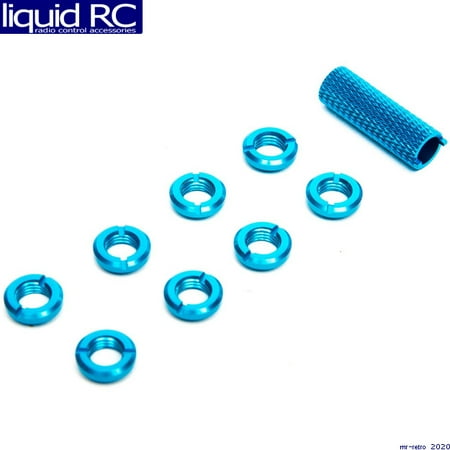 spektrum a1300 spektrum radio blue switch nuts (8) & wrench