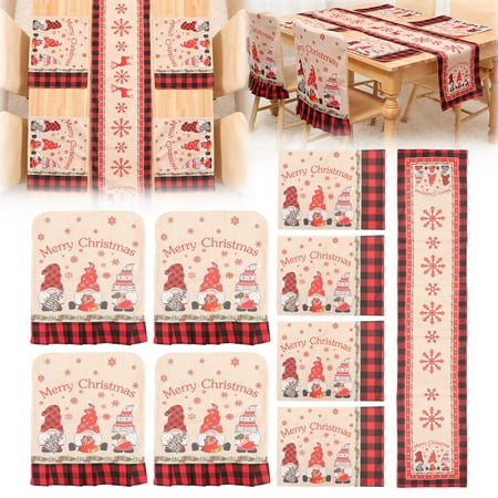 Christmas Sale Table Cloth Indoor Christmas Decoration Family Table Dinner Chair Back Decoration Table Flag Placemat Tableware Set Dining Room Decoration by BnGAJN
Christmas Sale Table Cloth Indoor Christmas Decoration Family Table Dinner Chair Back Decoration Table Flag Placemat Tableware Set Dining Room Decoration by BnGAJN