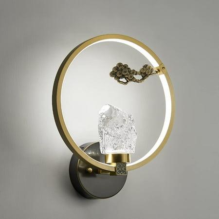 BBNBDMZ HPJNB Modern Fine Copper Hardwire Wall Sconce for Living Room Bedroom Hallway Bedside Crystal Glass Lucky Gourd Decor Warm White LED Wall Lamp Lights Fixture with Double Light
BBNBDMZ HPJNB Modern Fine Copper Hardwire Wall Sconce for Living Room Bedroom Hallway Bedside Crystal Glass Lucky Gourd Decor Warm White LED Wall Lamp Lights Fixture with Double Light