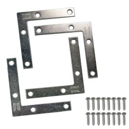 National Hardware National Hardware N226-738 Flat Corner Irons 3 by 1/2 Inch Zinc Plated Steel 4 Pack
National Hardware National Hardware N226-738 Flat Corner Irons 3 by 1/2 Inch Zinc Plated Steel 4 Pack