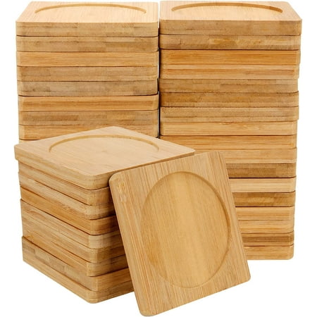 60 PCS 3.7 Inches Natural Bamboo Coasters Square Bamboo Wood Coasters Square Bamboo Tray Saucer for Drinks Crafts Succulents
60 PCS 3.7 Inches Natural Bamboo Coasters Square Bamboo Wood Coasters Square Bamboo Tray Saucer for Drinks Crafts Succulents