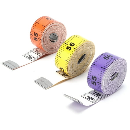 3Pcs Soft Tape Measures PVC Colored DoubleSided Rulers for Fabric Sewing Tailor Cloth Knitting
3Pcs Soft Tape Measures PVC Colored DoubleSided Rulers for Fabric Sewing Tailor Cloth Knitting