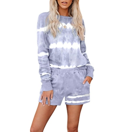 FARYSAYS Womens Tie Dye Printed Pajamas Set Short Sleeve Tee and Pants PJ Set Loungewear Nightwear Sleepwear
FARYSAYS Womens Tie Dye Printed Pajamas Set Short Sleeve Tee and Pants PJ Set Loungewear Nightwear Sleepwear