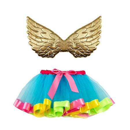 fnhpitd Kids Girls Ballet Skirts Party Rainbow Tulle Dance Skirt With Wing Outfits Baby Girl Corduroy Skirt 2t Cheer Skirt
fnhpitd Kids Girls Ballet Skirts Party Rainbow Tulle Dance Skirt With Wing Outfits Baby Girl Corduroy Skirt 2t Cheer Skirt