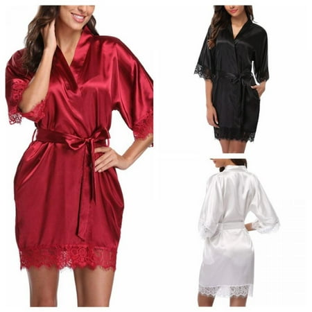 PRAETER women s bathrobes short kimono robe bridesmaids satin sleepwear silky lace trim lingerie with v-neck women s lace trim kimono robe nightwear nightgown sleepwear satin short robe
PRAETER women s bathrobes short kimono robe bridesmaids satin sleepwear silky lace trim lingerie with v-neck women s lace trim kimono robe nightwear nightgown sleepwear satin short robe