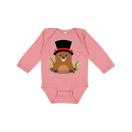 Inktastic Groundhog Day with Groundhog in Top Hat Gift Baby Boy or Baby Girl Long Sleeve Bodysuit
Inktastic Groundhog Day with Groundhog in Top Hat Gift Baby Boy or Baby Girl Long Sleeve Bodysuit