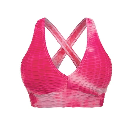SHCKE Women s V-neck Sports Bra Medium Support Seamless Yoga Bra Cross Back Workout Tops with Removable Cups
SHCKE Women s V-neck Sports Bra Medium Support Seamless Yoga Bra Cross Back Workout Tops with Removable Cups