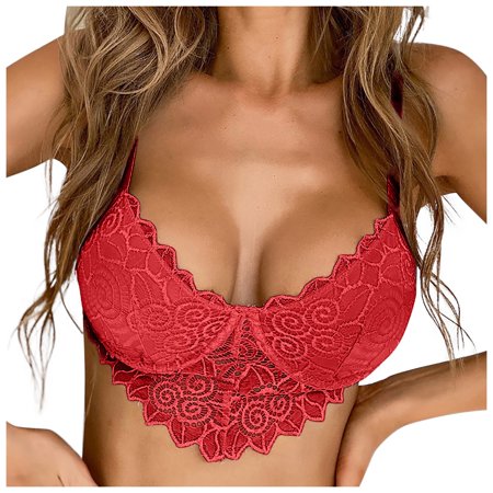 RPVATI Womens sexy Push Up Lace Bra Comfort Wireless Padded Bras for Women
RPVATI Womens sexy Push Up Lace Bra Comfort Wireless Padded Bras for Women