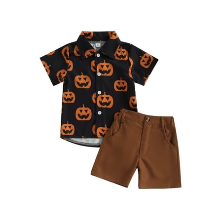 Bagilaanoe 2Pcs Toddler Baby Boy Halloween Outfits Pumpkin Print Short Sleeve Shirt Tops + Shorts 1T 2T 3T 4T 5T 6T Kids Short Pants Set
Bagilaanoe 2Pcs Toddler Baby Boy Halloween Outfits Pumpkin Print Short Sleeve Shirt Tops + Shorts 1T 2T 3T 4T 5T 6T Kids Short Pants Set