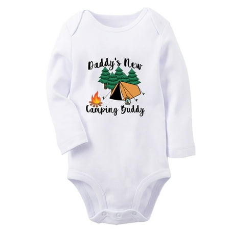 Daddy s New Camping Buddy Funny Rompers Newborn Baby Unisex Bodysuits Infant Jumpsuits Toddler 0-12 Months Kids Long Sleeves Oufits (White 0-6 Months)
Daddy s New Camping Buddy Funny Rompers Newborn Baby Unisex Bodysuits Infant Jumpsuits Toddler 0-12 Months Kids Long Sleeves Oufits (White 0-6 Months)