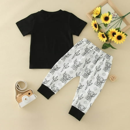 nsendm Toddler Boys Girls Short Sleeve Cartoon Printed T Shirt Tops Pants Outfits Blanket Headband Childrenscostume Black 12-18 Months
nsendm Toddler Boys Girls Short Sleeve Cartoon Printed T Shirt Tops Pants Outfits Blanket Headband Childrenscostume Black 12-18 Months
