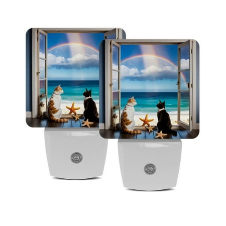 Night Light Night Lights Plug into Wall Dusk to Dawn Sensor White Led Night Light 2 Pack Nightlight for Bedroom Bathroom Hallway Kitchen Windows Cats Ocean Beach Sea Summer Funny
Night Light Night Lights Plug into Wall Dusk to Dawn Sensor White Led Night Light 2 Pack Nightlight for Bedroom Bathroom Hallway Kitchen Windows Cats Ocean Beach Sea Summer Funny