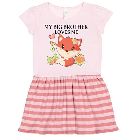 Inktastic My Big Brother Loves Me- little fox Gift Toddler Girl Dress
Inktastic My Big Brother Loves Me- little fox Gift Toddler Girl Dress