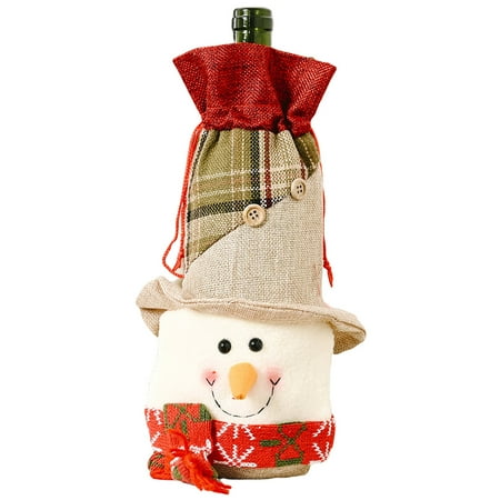 ESASSALY Christmas Wine Bottle Gift Bags Santa/Snowman/Elk Wine Bottle Cover
ESASSALY Christmas Wine Bottle Gift Bags Santa/Snowman/Elk Wine Bottle Cover