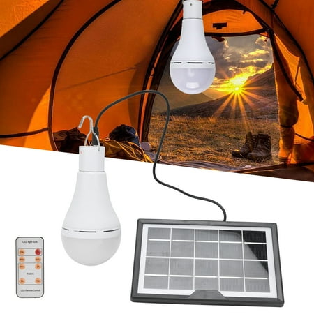 Loewten 12W LED Solar Light Bulb 5‑Gear Light‑Controlled Integrated Emergency Light Bulb for Outdoor Camping
Loewten 12W LED Solar Light Bulb 5‑Gear Light‑Controlled Integrated Emergency Light Bulb for Outdoor Camping