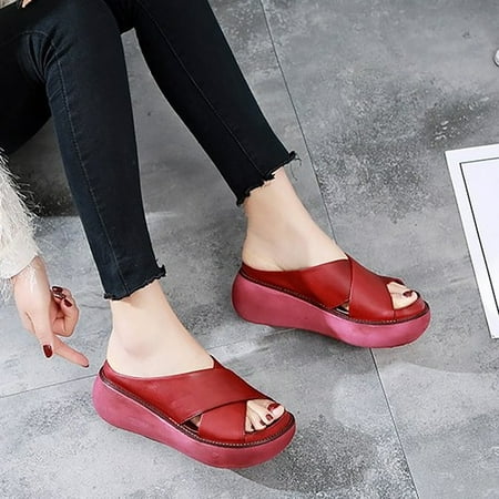 Feiboyy Large Size Slippers Women S Summer Outer Wear New Retro Sandals Thick Bottom Half Drag Sandals
Feiboyy Large Size Slippers Women S Summer Outer Wear New Retro Sandals Thick Bottom Half Drag Sandals