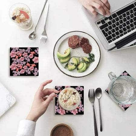 KXMDXA Beautiful Floral Set of 4 Coaster for Drinks Absorbent Ceramic Stone Coasters Cup Mat with Cork Base for Home Kitchen Room Coffee Table Bar Decor
KXMDXA Beautiful Floral Set of 4 Coaster for Drinks Absorbent Ceramic Stone Coasters Cup Mat with Cork Base for Home Kitchen Room Coffee Table Bar Decor