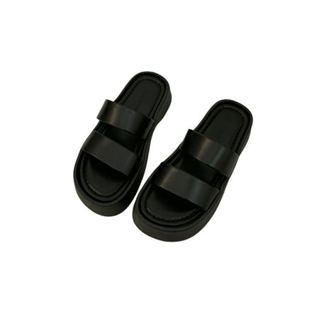 Gomelly Womens Flat Sandals Summer Slides Slip On Platform Sandal Casual Slide Slippers Ladies Women s Shoes Black 6.5
Gomelly Womens Flat Sandals Summer Slides Slip On Platform Sandal Casual Slide Slippers Ladies Women s Shoes Black 6.5