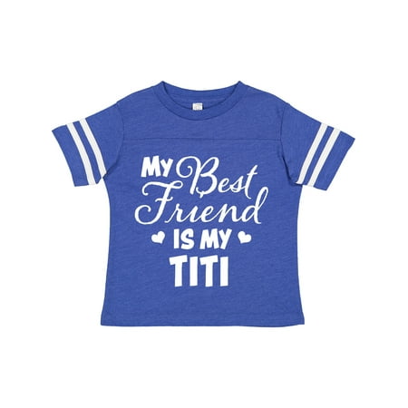Inktastic My Best Friend is My Titi with Hearts Gift Toddler Boy or Toddler Girl T-Shirt
Inktastic My Best Friend is My Titi with Hearts Gift Toddler Boy or Toddler Girl T-Shirt