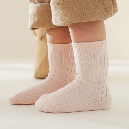 6 pair Children Socks Autumn And Winter Fashionable Solid Color Simple Vertical Pattern Comfortable Warm Color Random
6 pair Children Socks Autumn And Winter Fashionable Solid Color Simple Vertical Pattern Comfortable Warm Color Random