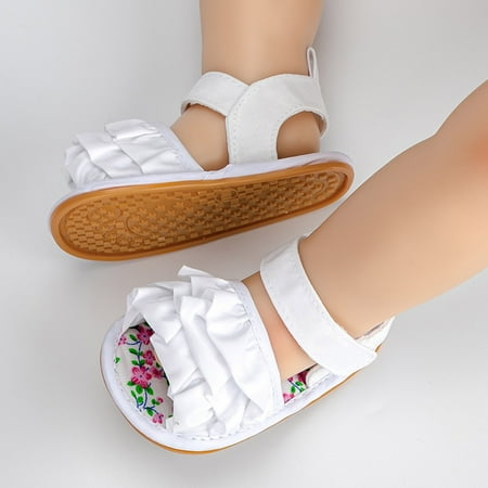 NEGJ Infant Girls Open Toe Ruffles Shoes First Walkers Shoes Summer Toddler Flat Sandals
NEGJ Infant Girls Open Toe Ruffles Shoes First Walkers Shoes Summer Toddler Flat Sandals