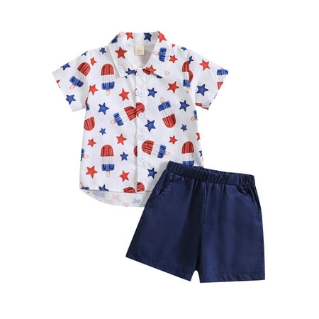 SUNSIOM 4th of July Toddler Baby Boy Western Outfit American Flag Bull Head Short Sleeve Button Down Shirt Shorts Summer Sets
SUNSIOM 4th of July Toddler Baby Boy Western Outfit American Flag Bull Head Short Sleeve Button Down Shirt Shorts Summer Sets