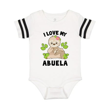 Inktastic Cute Sloth I Love My Abuela with Green Leaves Gift Baby Boy or Baby Girl Bodysuit
Inktastic Cute Sloth I Love My Abuela with Green Leaves Gift Baby Boy or Baby Girl Bodysuit