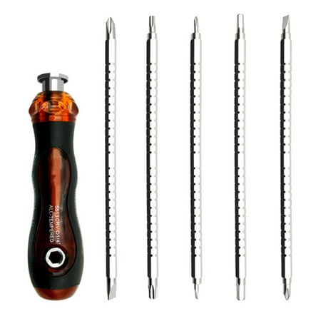 6-In-1 Screwdriver Driver Rod Set 6mm Double Head Retractable Hardware Tool Screwdriver Set Precision Screwdriver Set Small Screwdriver Set Torque Screwdriver Magnetic Screwdriver Set Ratchet
6-In-1 Screwdriver Driver Rod Set 6mm Double Head Retractable Hardware Tool Screwdriver Set Precision Screwdriver Set Small Screwdriver Set Torque Screwdriver Magnetic Screwdriver Set Ratchet