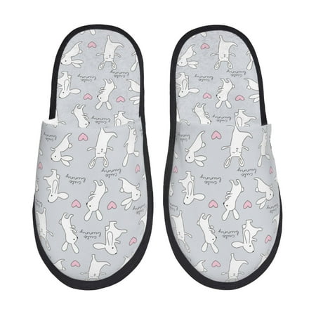 Yiaed Fun Rabbit Print Unisex House Slippers Slip on Warm Shoes Indoor Outdoor with Anti-slip sole-Large
Yiaed Fun Rabbit Print Unisex House Slippers Slip on Warm Shoes Indoor Outdoor with Anti-slip sole-Large