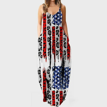Hvyesh Womens Summer Dresses 2023 Casual Patriotic Long Dress 4th of July Graphic V Neck Sundresses Spaghetti Strap Sleeveless Lightweight Dresses White
Hvyesh Womens Summer Dresses 2023 Casual Patriotic Long Dress 4th of July Graphic V Neck Sundresses Spaghetti Strap Sleeveless Lightweight Dresses White