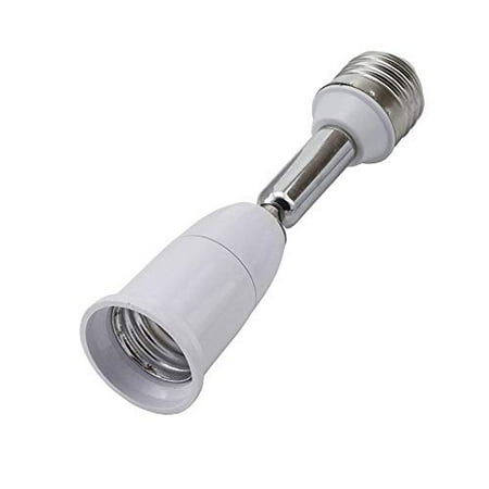 E26 to E26 Angle Light Extender Bulb Socket Adapter 180 Degrees Bending Extension (14CM)
E26 to E26 Angle Light Extender Bulb Socket Adapter 180 Degrees Bending Extension (14CM)