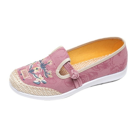 Ladies Shoes Ethnic Style Casual Shoes Flower Embroidered Casual Shoes Mesh casual shoes for Women Pink
Ladies Shoes Ethnic Style Casual Shoes Flower Embroidered Casual Shoes Mesh casual shoes for Women Pink