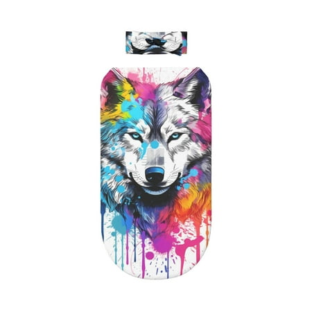 Lafuoo Cool Colorful Wolf Pattern 0-6 Months Newborn Swaddle Bag Headband Set for Girls Clothes Baby Care Products
Lafuoo Cool Colorful Wolf Pattern 0-6 Months Newborn Swaddle Bag Headband Set for Girls Clothes Baby Care Products