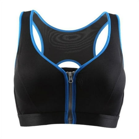 JANDEL Women s Chest Front Open Zipper Shockproof Professional Fitness Underwear Padded Bra (Size M)(Blue)
JANDEL Women s Chest Front Open Zipper Shockproof Professional Fitness Underwear Padded Bra (Size M)(Blue)
