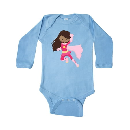 Inktastic African American Girl Superhero Girl Pink Cape Gift Baby Girl Long Sleeve Bodysuit
Inktastic African American Girl Superhero Girl Pink Cape Gift Baby Girl Long Sleeve Bodysuit