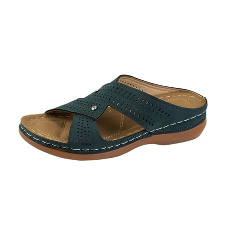 MIASHUI Womens Sandals Shoes Women s Shoes Open Toed Wedge Sandals Stylish Outdoor Bohemian Sandals Casual Summer Shoes Navy 8
MIASHUI Womens Sandals Shoes Women s Shoes Open Toed Wedge Sandals Stylish Outdoor Bohemian Sandals Casual Summer Shoes Navy 8