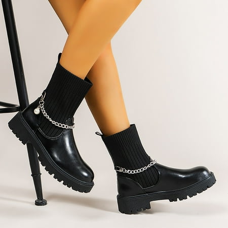 ERTUTUYI Women Shoes Thick High Heel Nude Boots Leather Boots Fashion Thick Heel Women Boots Breathable Round Toe Short Boots Black 39
ERTUTUYI Women Shoes Thick High Heel Nude Boots Leather Boots Fashion Thick Heel Women Boots Breathable Round Toe Short Boots Black 39