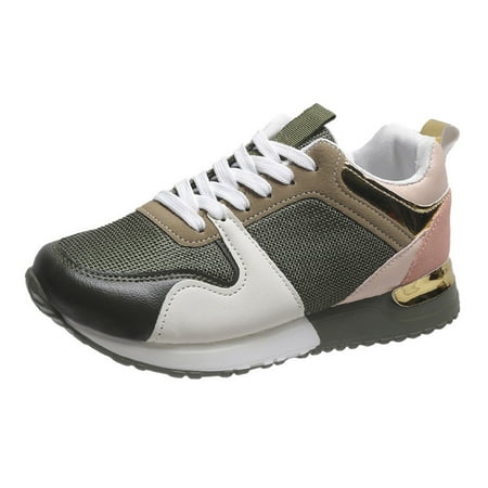 Follure Girl women s casual shoes Women s Fashion Large Size Mesh Color Block Lightweight Lace-up Sneakers Green 40
Follure Girl women s casual shoes Women s Fashion Large Size Mesh Color Block Lightweight Lace-up Sneakers Green 40