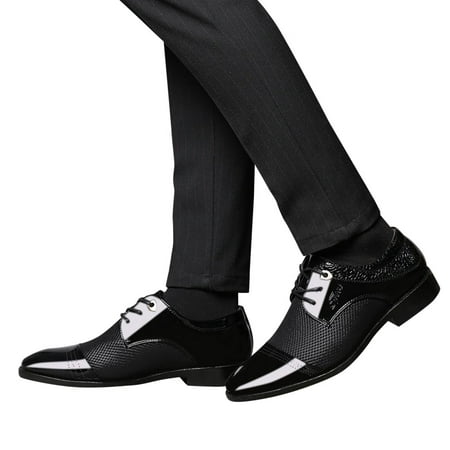 Ykohkofe Classical Style Leather Shoes For Men Slip On PU Leather Low Rubber Sole Block Heel Work
Ykohkofe Classical Style Leather Shoes For Men Slip On PU Leather Low Rubber Sole Block Heel Work
