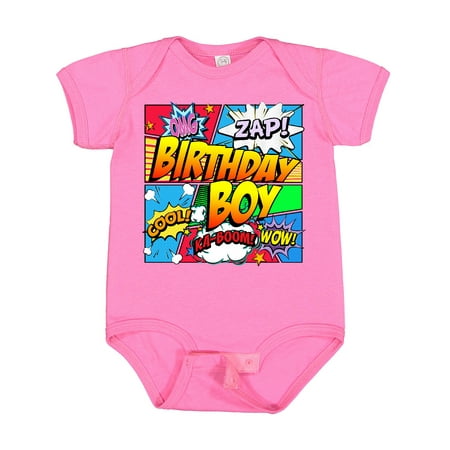 Inktastic Birthday Boy Comic Book Gift Baby Boy Bodysuit
Inktastic Birthday Boy Comic Book Gift Baby Boy Bodysuit