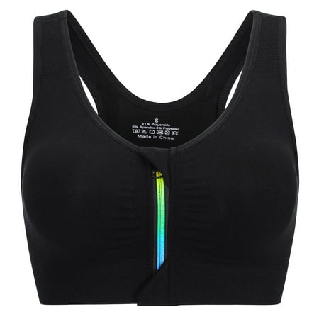 Women s Activewear High Impact Mesh Back Bra Front Zip Sports Bra with Removable Pads
Women s Activewear High Impact Mesh Back Bra Front Zip Sports Bra with Removable Pads