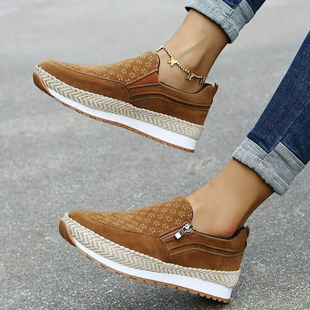 Up to 30% off Zanvin Women s Fashion Sneakers Clearance Casual Work Shoes Non Slip Running Shoes Athletic Sneakers Thick Soled Sports Walking Shoes Brown Size 5.5
Up to 30% off Zanvin Women s Fashion Sneakers Clearance Casual Work Shoes Non Slip Running Shoes Athletic Sneakers Thick Soled Sports Walking Shoes Brown Size 5.5
