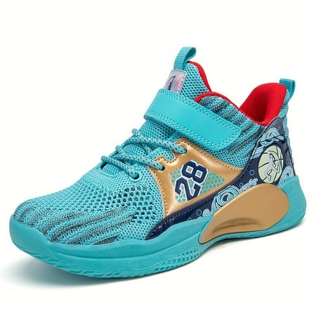 Cool Stylish Mesh Basketball Shoes For Boys Kids Teenagers Breathable Anti Slip Wear-resistant Lace Up Shoes For Indoor Outdoor Training Spring And Autumn
Cool Stylish Mesh Basketball Shoes For Boys Kids Teenagers Breathable Anti Slip Wear-resistant Lace Up Shoes For Indoor Outdoor Training Spring And Autumn