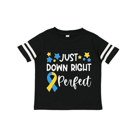Inktastic Just Down Right Perfect Down Syndrome Awareness Ribbon Gift Toddler Boy or Toddler Girl T-Shirt
Inktastic Just Down Right Perfect Down Syndrome Awareness Ribbon Gift Toddler Boy or Toddler Girl T-Shirt